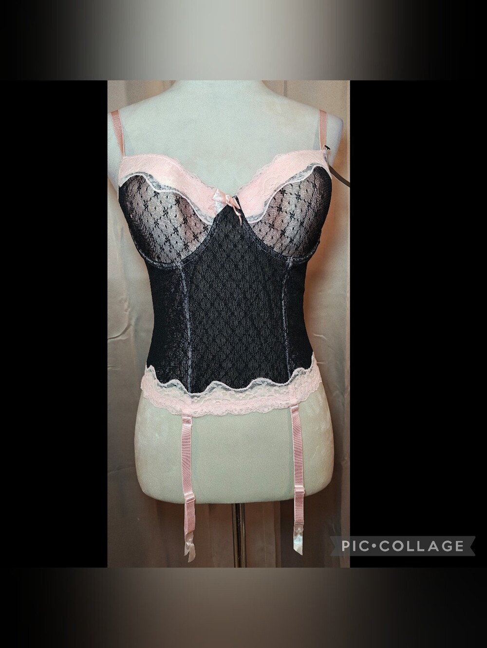 ✨Vintage Deadstock DONNA LOREN GOLD LABEL Bustier Corset Top✨
